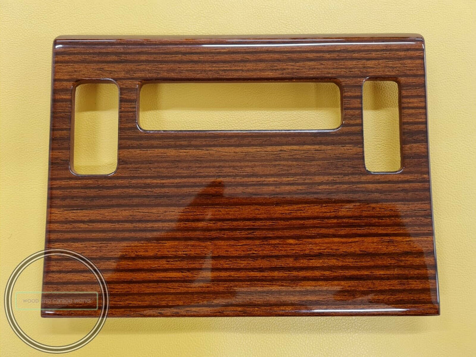 Mercedes R107 SL Wood Trim Zebrano Climate Panel SLC MERCEDES 8 BUTTONS