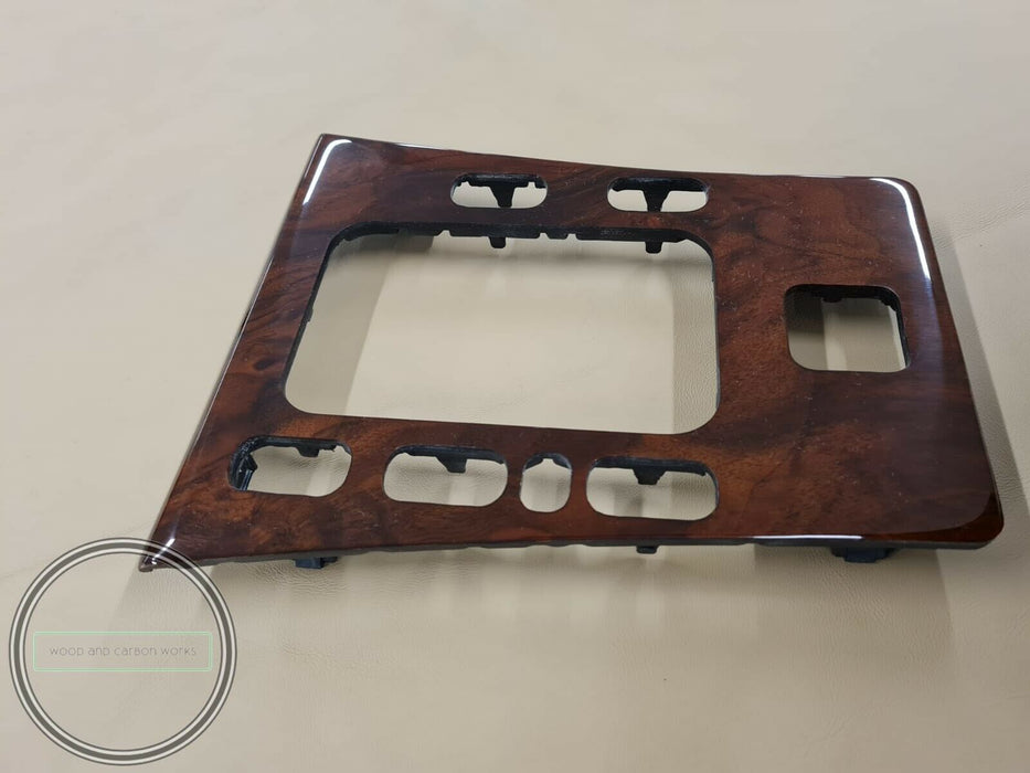 Mercedes w210 CENTER CONSOLE Wood Trim center BURLED WALNUT BURLWOOD