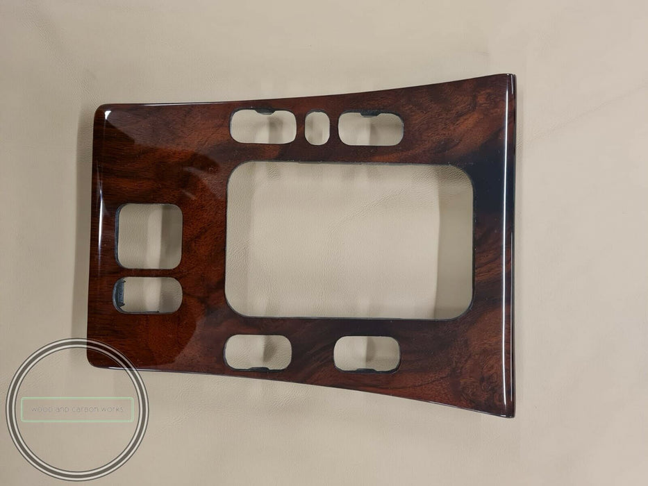 Mercedes w210 CENTER CONSOLE Wood Trim center BURLED WALNUT BURLWOOD