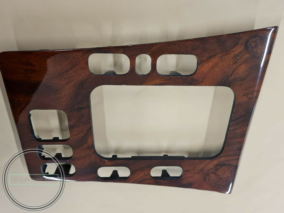 Mercedes w210 CENTER CONSOLE Wood Trim center BURLED WALNUT BURLWOOD