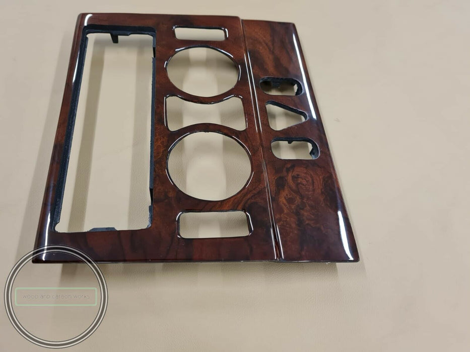 Mercedes W210 Climate Panel Console Center Walnut Burl Wood