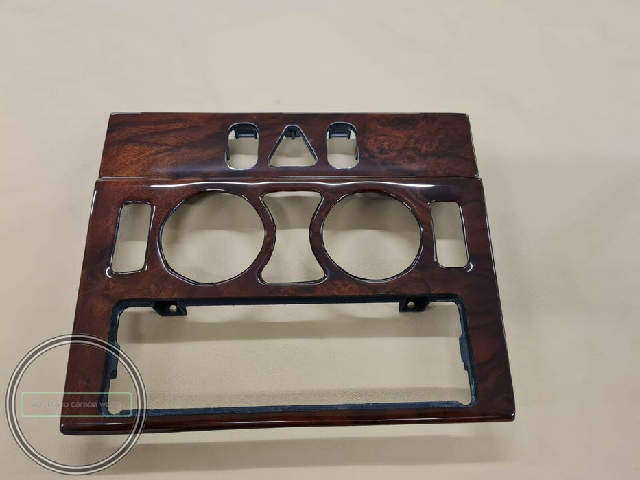 Mercedes W210 Climate Panel Console Center Walnut Burl Wood