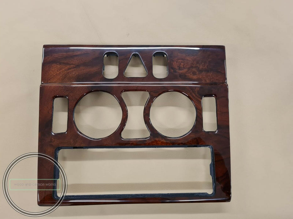 Mercedes W210 Climate Panel Console Center Walnut Burl Wood