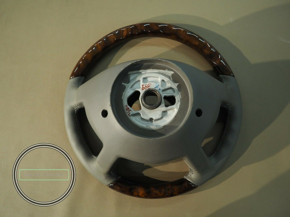 Mercedes Wood Steering Wheel for R230 W219 W209 w211 CLK for Facelift BURLWOOD