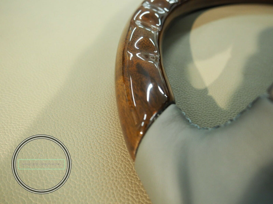 Mercedes Wood Steering Wheel for R230 W219 W209 w211 CLK for Facelift BURLWOOD