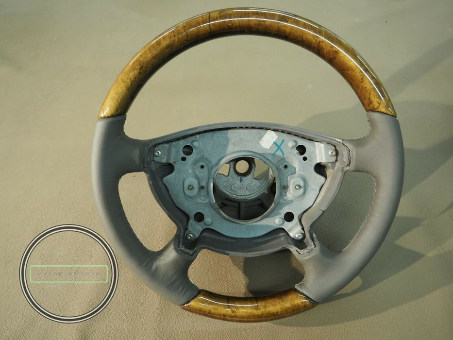 Mercedes Wood Steering Wheel for W211 E CLASS E320 E500 Chestwood 03-06