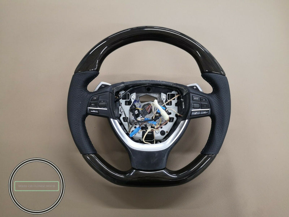 BMW F10 F11 F30 F82 Wood Steering Wheel 530i 640 M5 M6 M7 F1 SHIFT