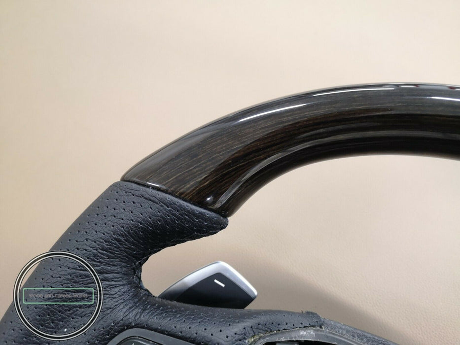 BMW F10 F11 F30 F82 Wood Steering Wheel 530i 640 M5 M6 M7 F1 SHIFT