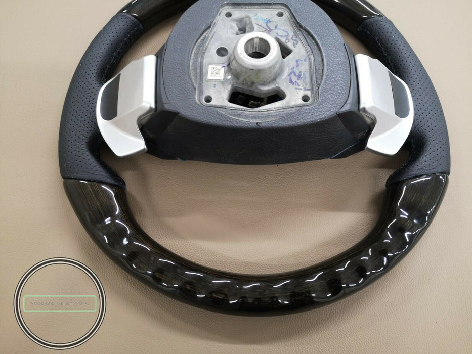 BMW F10 F11 F30 F82 Wood Steering Wheel 530i 640 M5 M6 M7 F1 SHIFT
