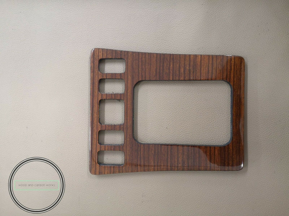 Mercedes Benz Wood Trim for W201 Zebrano Wood Center Console Shift Bezel