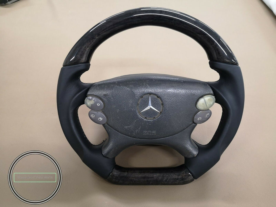 Mercedes AMG Wood Steering Wheel for R230 W219 W209 w211 CLK for Facelift models