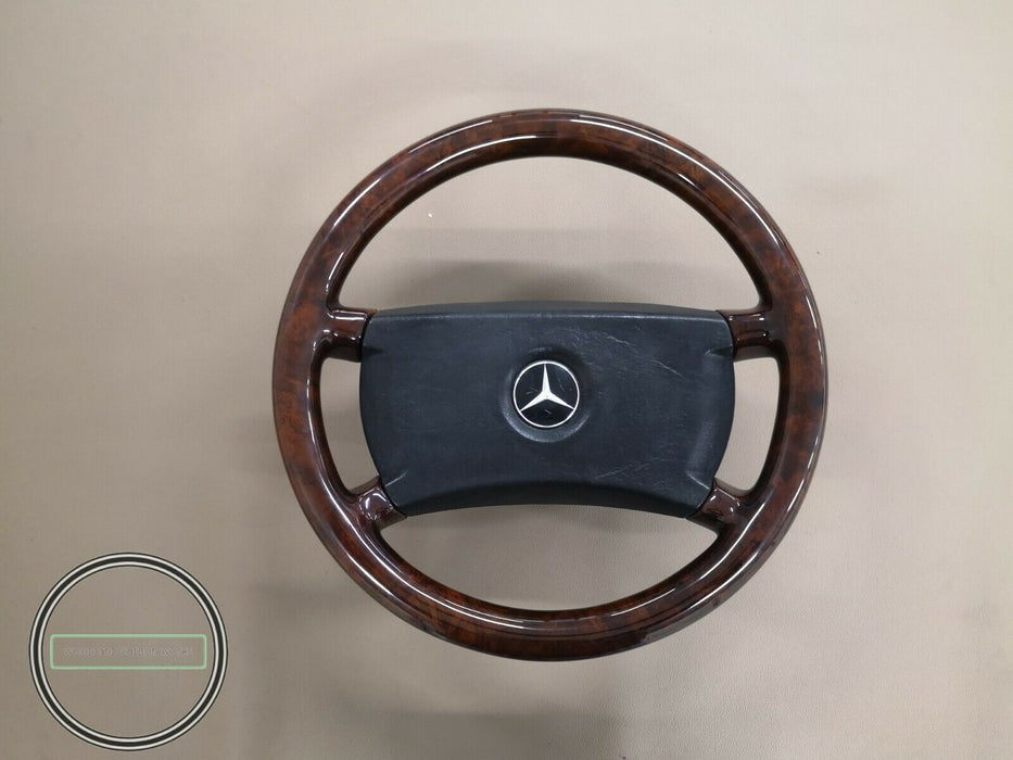 Mercedes Steering Wheel FULL WOOD Burled Walnut FOR R107 W201 W124 W126