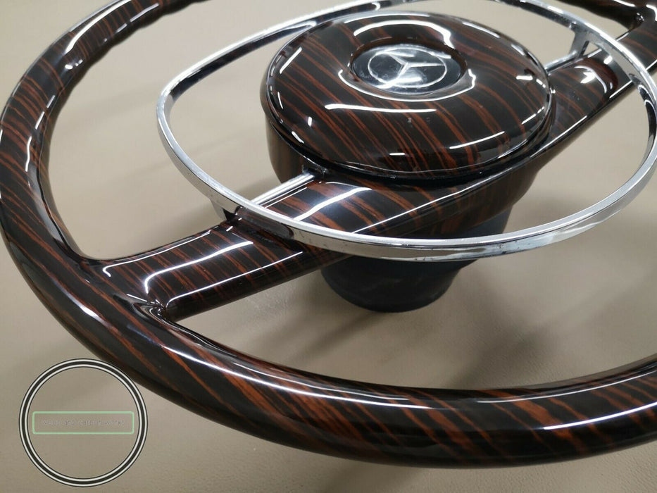Mercedes Wood Steering Wheel FOR W113 W115 W111 W108 EBONY