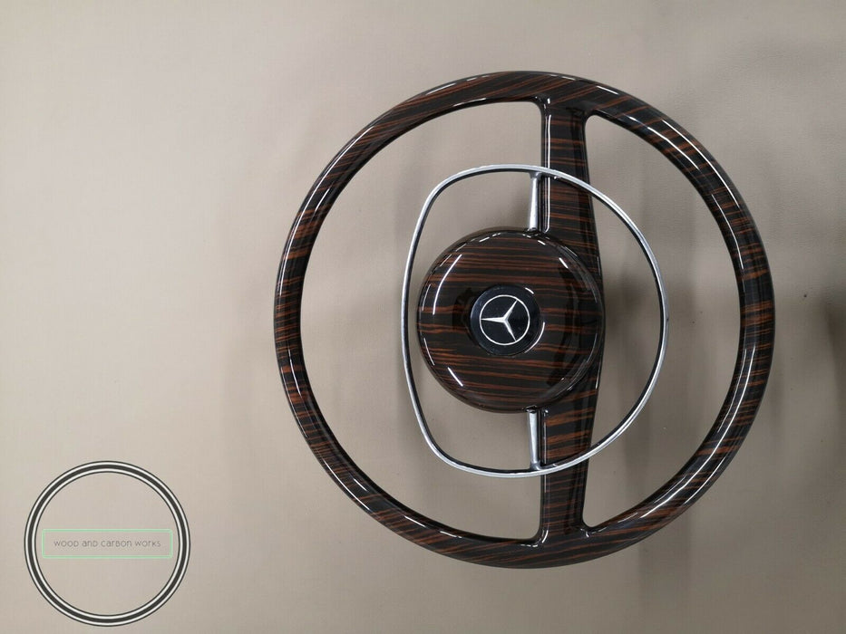 Mercedes Wood Steering Wheel FOR W113 W115 W111 W108 EBONY