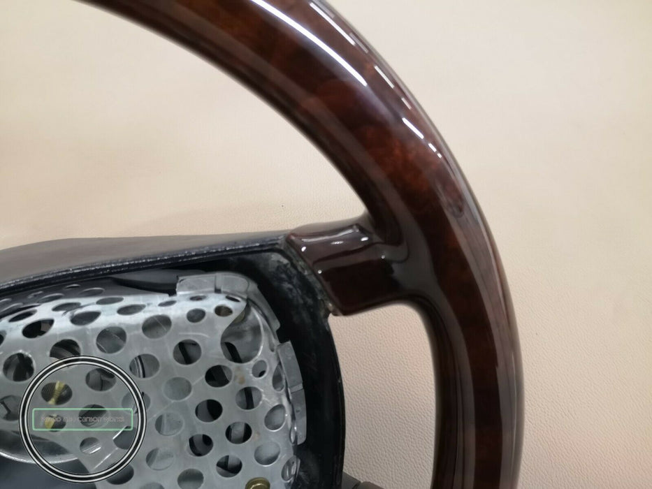 Mercedes Steering Wheel FULL WOOD Burled Walnut FOR R107 W201 W124 W126