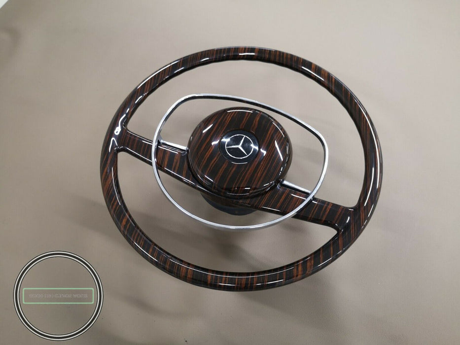 Mercedes Wood Steering Wheel FOR W113 W115 W111 W108 EBONY