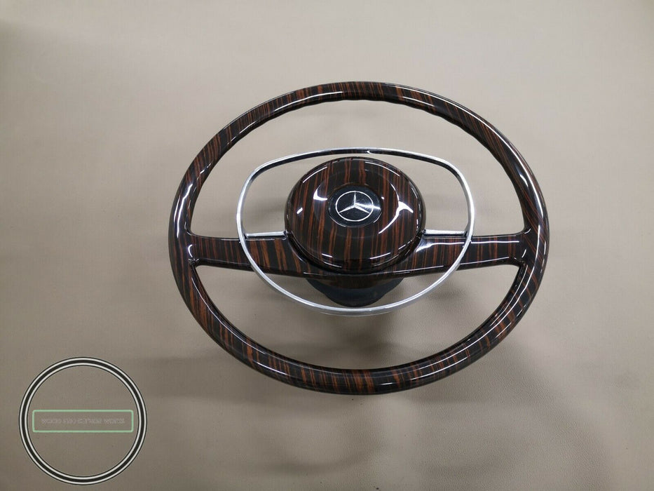 Mercedes Wood Steering Wheel FOR W113 W115 W111 W108 EBONY