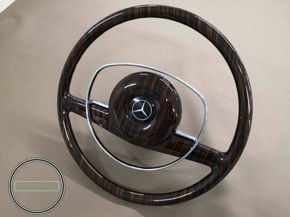 Mercedes Wood Steering Wheel FOR W113 W115 W111 W108 EBONY