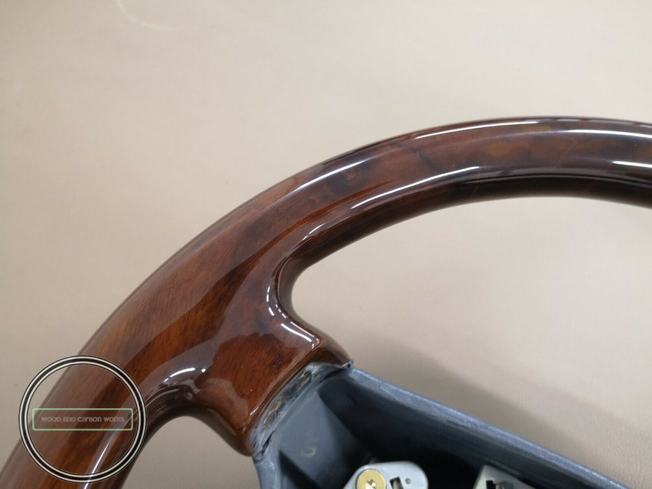 Mercedes Benz Steering Wheel FOR R129 w124 w140 w202 w208 w210 Burled Walnut