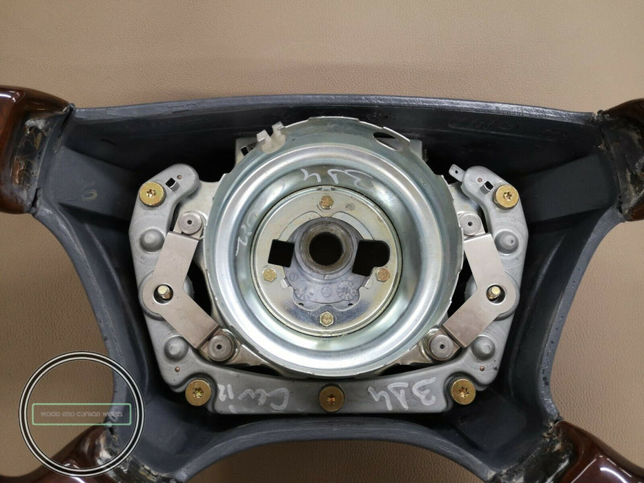 Mercedes Benz Steering Wheel FOR R129 w124 w140 w202 w208 w210 Burled Walnut