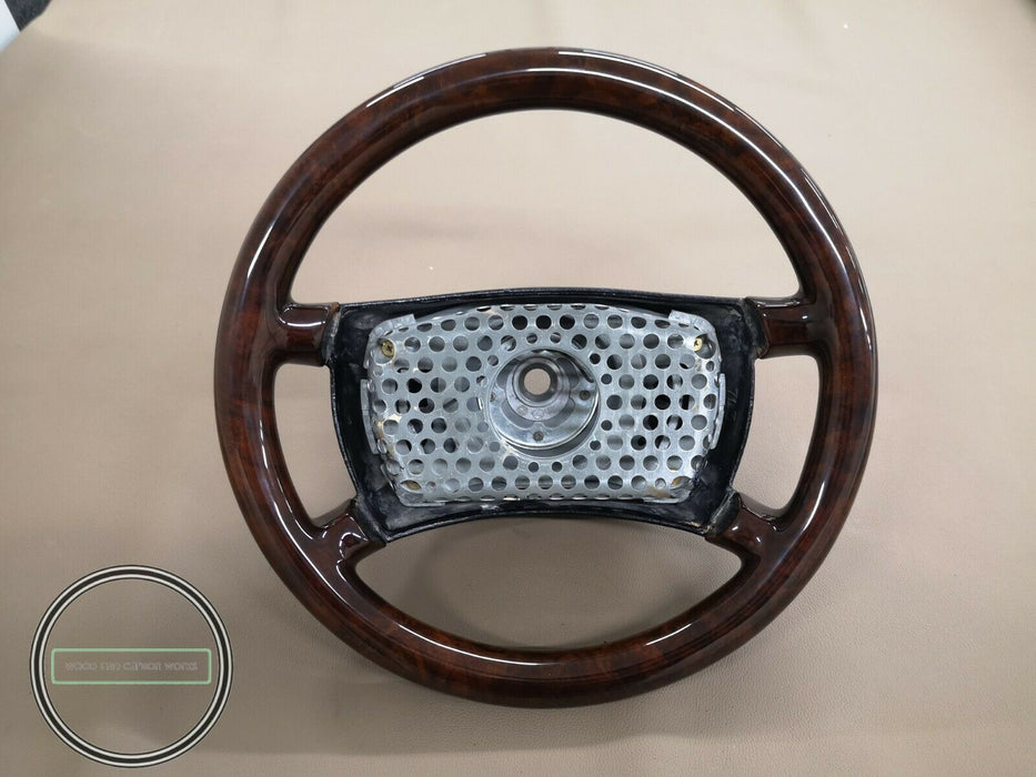 Mercedes Steering Wheel FULL WOOD Burled Walnut FOR R107 W201 W124 W126