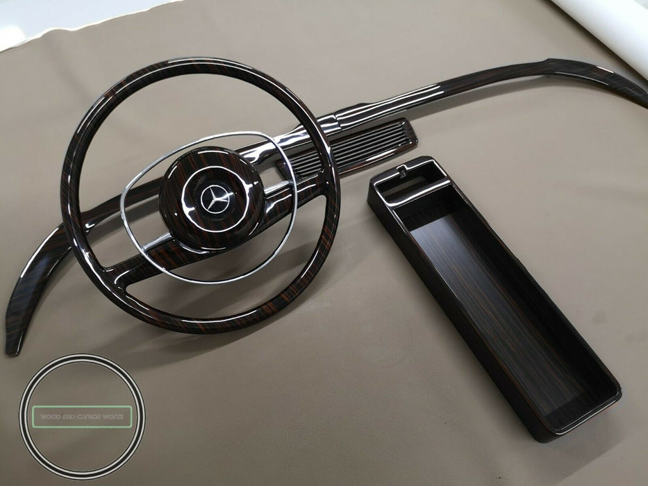 Mercedes benz W113 280sl 250sl 230sl Pagoda Wood Trim Set with Steering Wheel