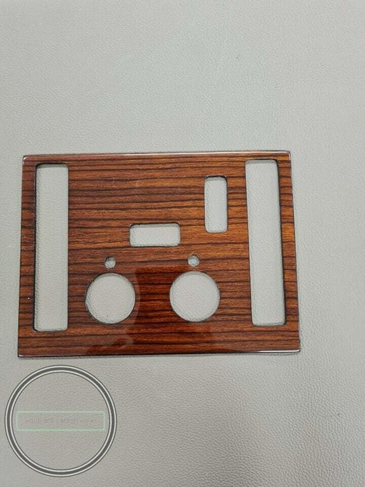 Mercedes R107 Climate Panel Wood Trim Zebrano Climate Panel