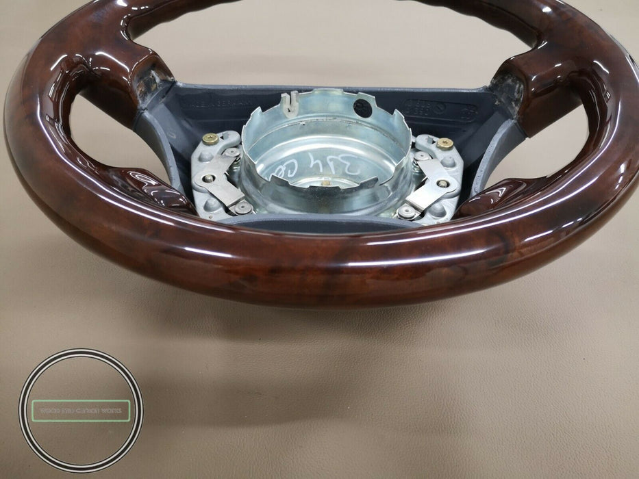 Mercedes Benz Steering Wheel FOR R129 w124 w140 w202 w208 w210 Burled Walnut