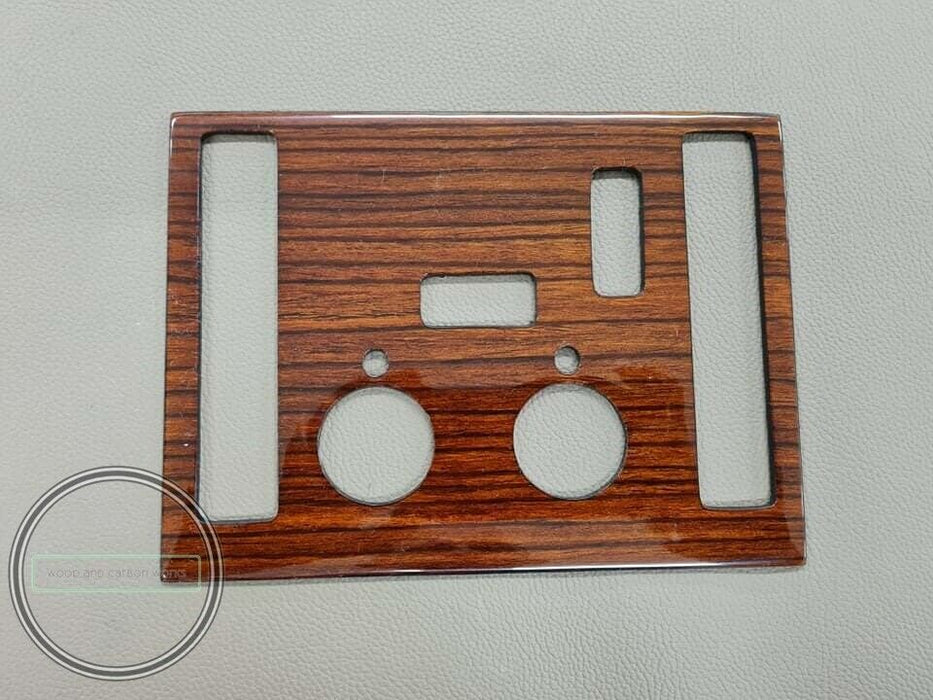 Mercedes R107 Climate Panel Wood Trim Zebrano Climate Panel