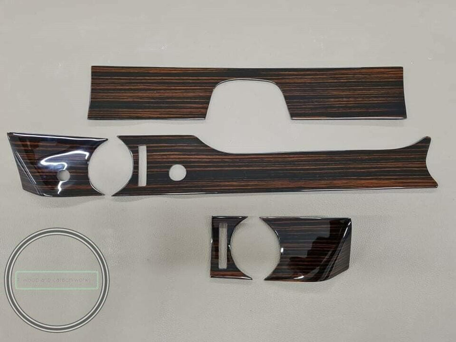 Mercedes W114 W115 WOOD TRIM Ebony 1973-1976 Stick shift gear only