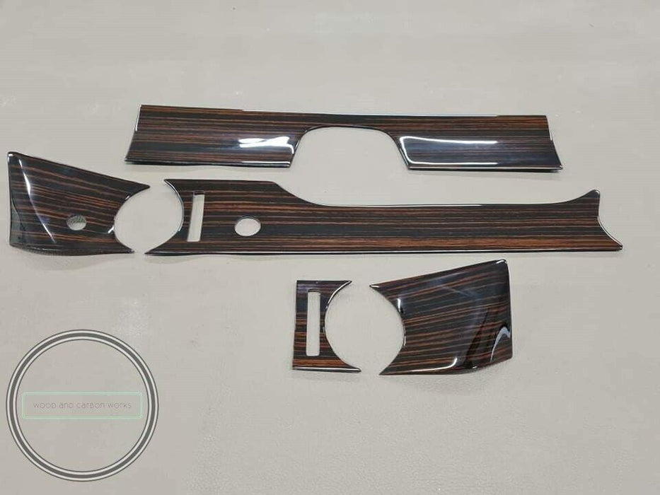 Mercedes W114 W115 WOOD TRIM Ebony 1973-1976 Stick shift gear only