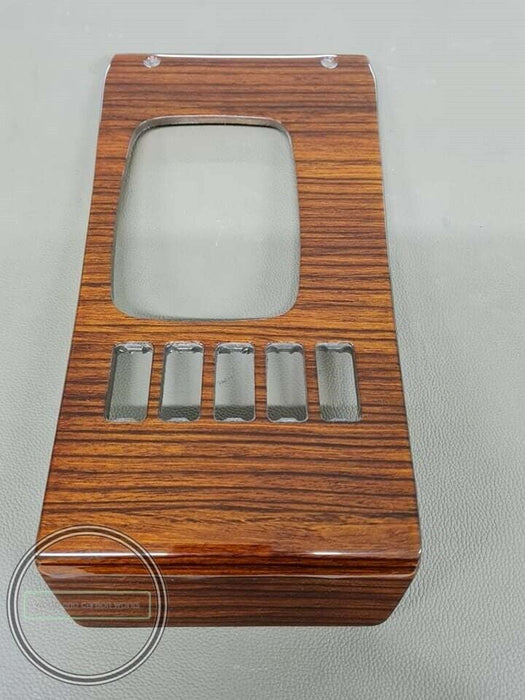 Mercedes R107 SL Center Console Gear Shift Wood Trim Zebrano