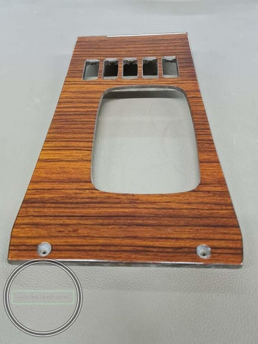 Mercedes R107 SL Center Console Gear Shift Wood Trim Zebrano