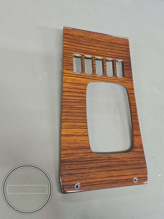 Mercedes R107 SL Center Console Gear Shift Wood Trim Zebrano