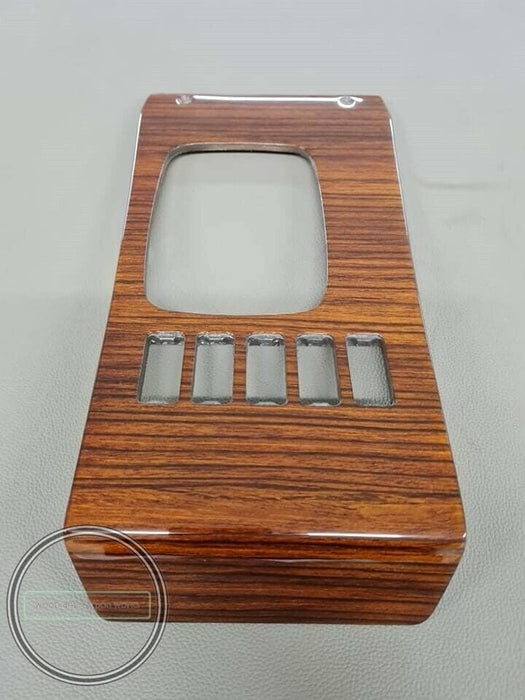 Mercedes R107 SL Center Console Gear Shift Wood Trim Zebrano