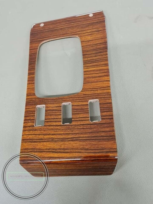 Mercedes R107 SL Center Console Gear Shift Wood Trim Zebrano