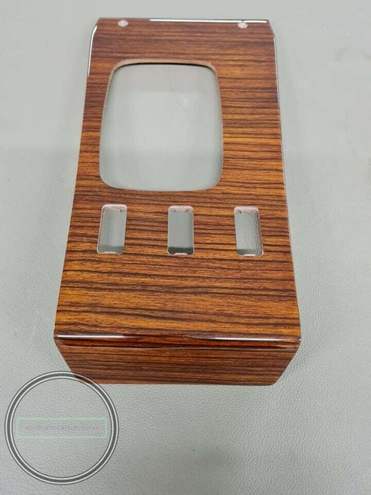 Mercedes R107 SL Center Console Gear Shift Wood Trim Zebrano
