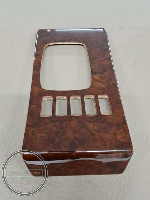 Mercedes R107 SL Center Console Gear Shift Wood Trim Burlwood