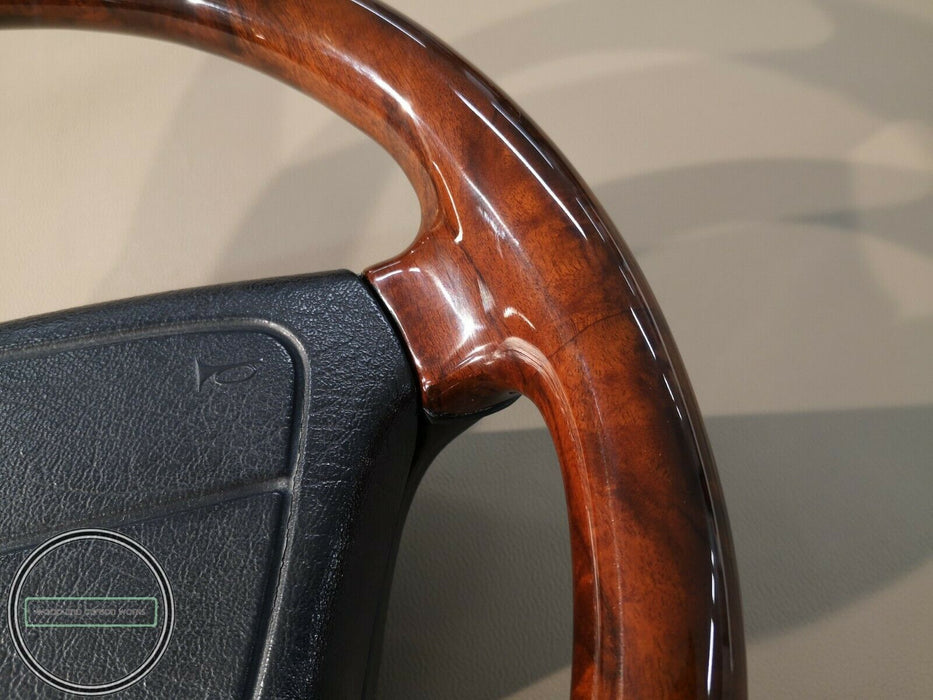 Mercedes Steering Wheel R129 W124 W140 W210 FULL WOOD BURLED