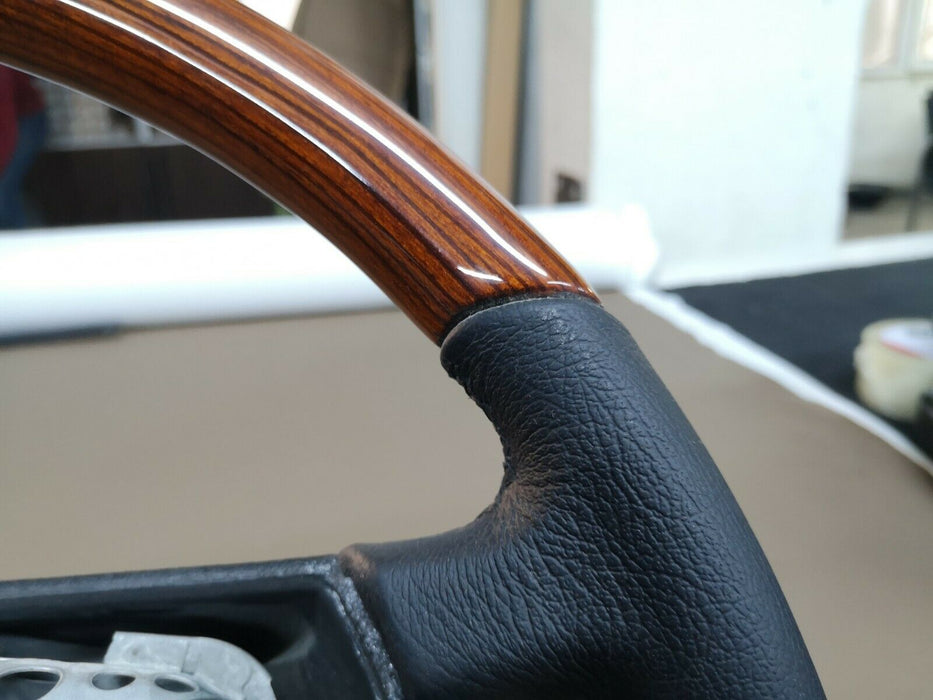 Wood Steering Wheel for Mercedes Benz W123 W116 W126 W201 ZEBRANO