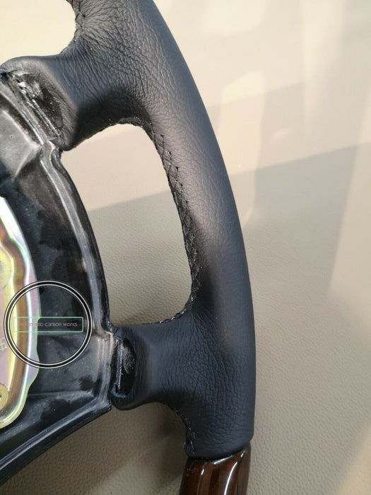 Mercedes R107 W126 C126 Wood steering wheel Burled Walnut