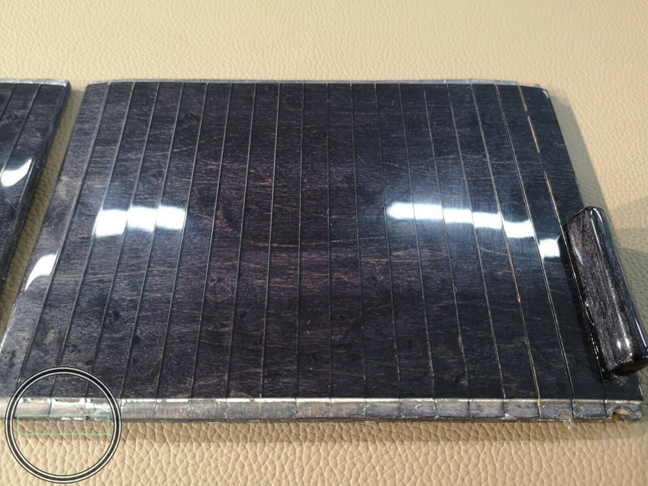 Mercedes Benz SL R129 rollup curtain Blind center console accordion Blackbirdeye