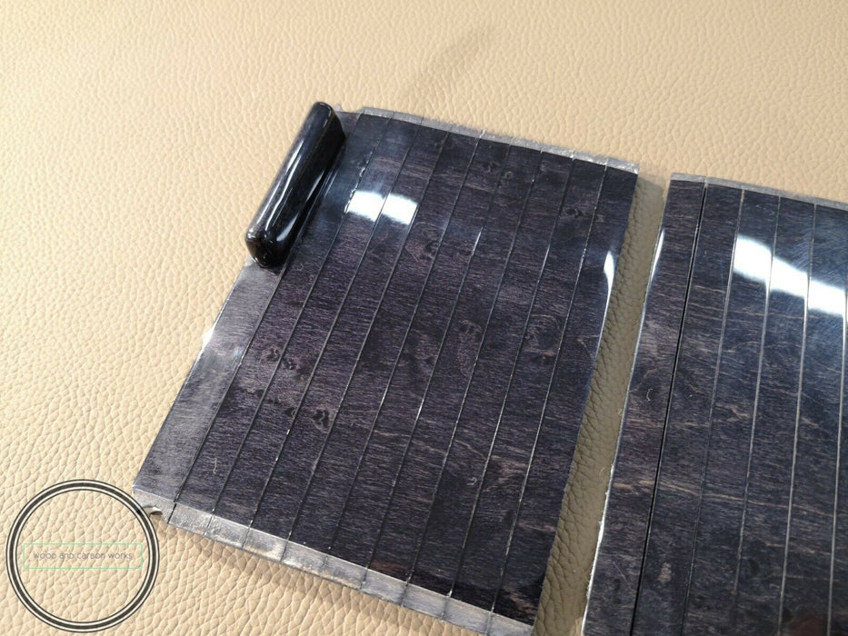 Mercedes Benz SL R129 rollup curtain Blind center console accordion Blackbirdeye