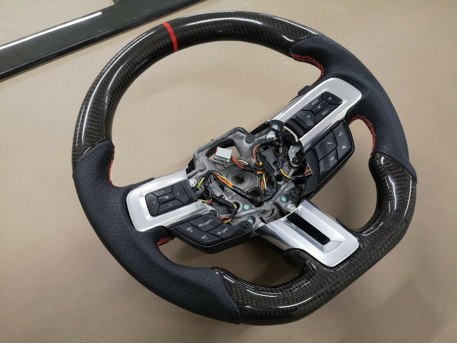 Ford Mustang Steering Wheel REAL Carbon covered New