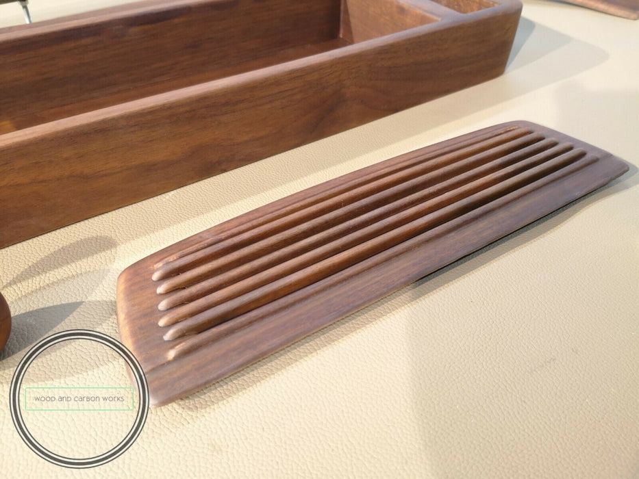 Mercedes Benz W113 Wood Trim Set 250sl 230sl 280sl Pagoda Plain Walnut satin RHD