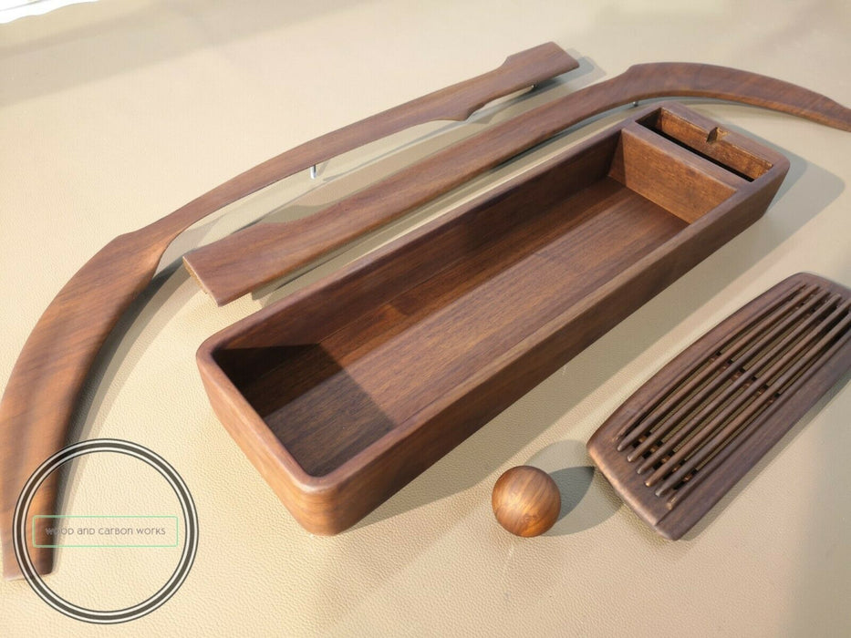 Mercedes Benz W113 Wood Trim Set 250sl 230sl 280sl Pagoda Plain Walnut satin RHD