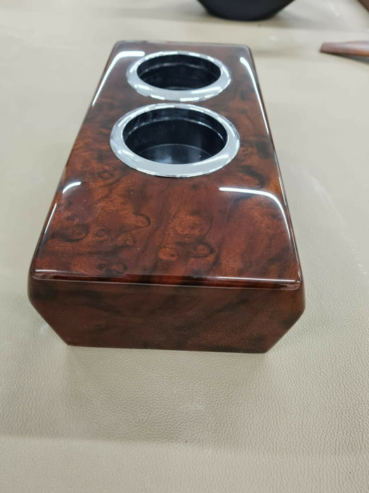 Mercedes r107 cup holder burled walnut Slc sl 560sl
