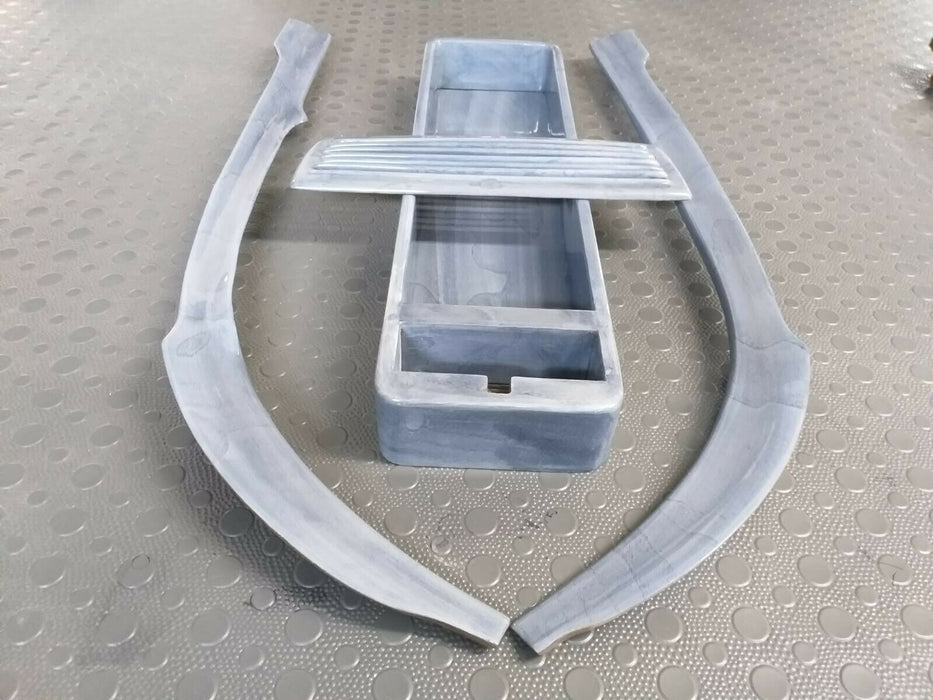 Mercedes Benz Pagoda W113 Wood Trim Set 250sl 230sl 280sl Metalized grey Pagode