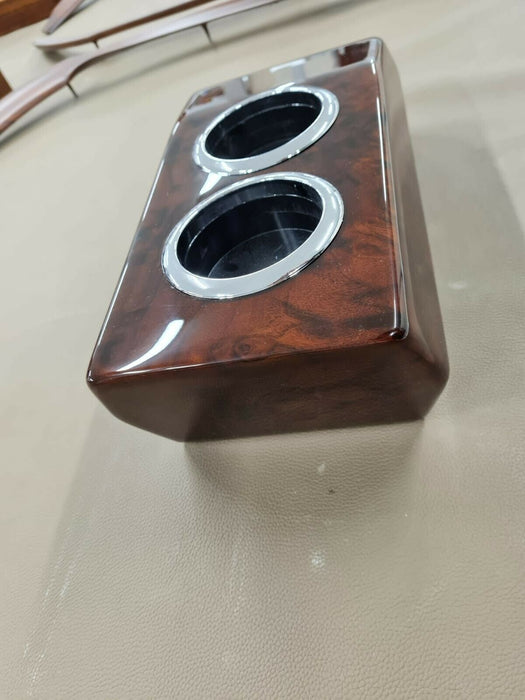 Mercedes r107 cup holder burled walnut Slc sl 560sl
