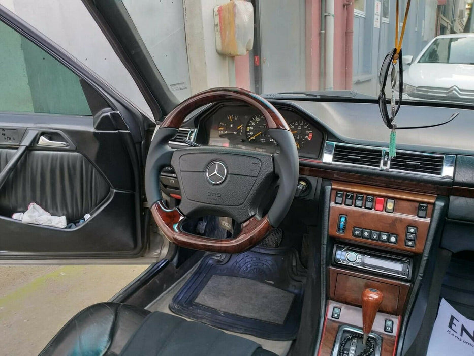 Mercedes Wood Steering Wheel AMG W140 R129 W124 W210 W208 Burl CHROM STAR